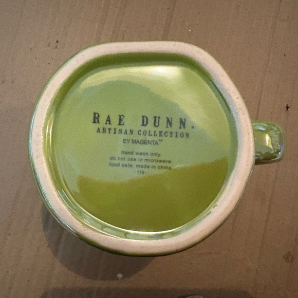 Rae Dunn Iridescent Green Creep It Real Mug - Picture 2 of 4